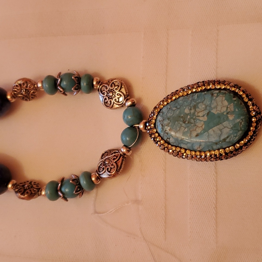 Turquoise Necklace no54 - Picture 3 of 4